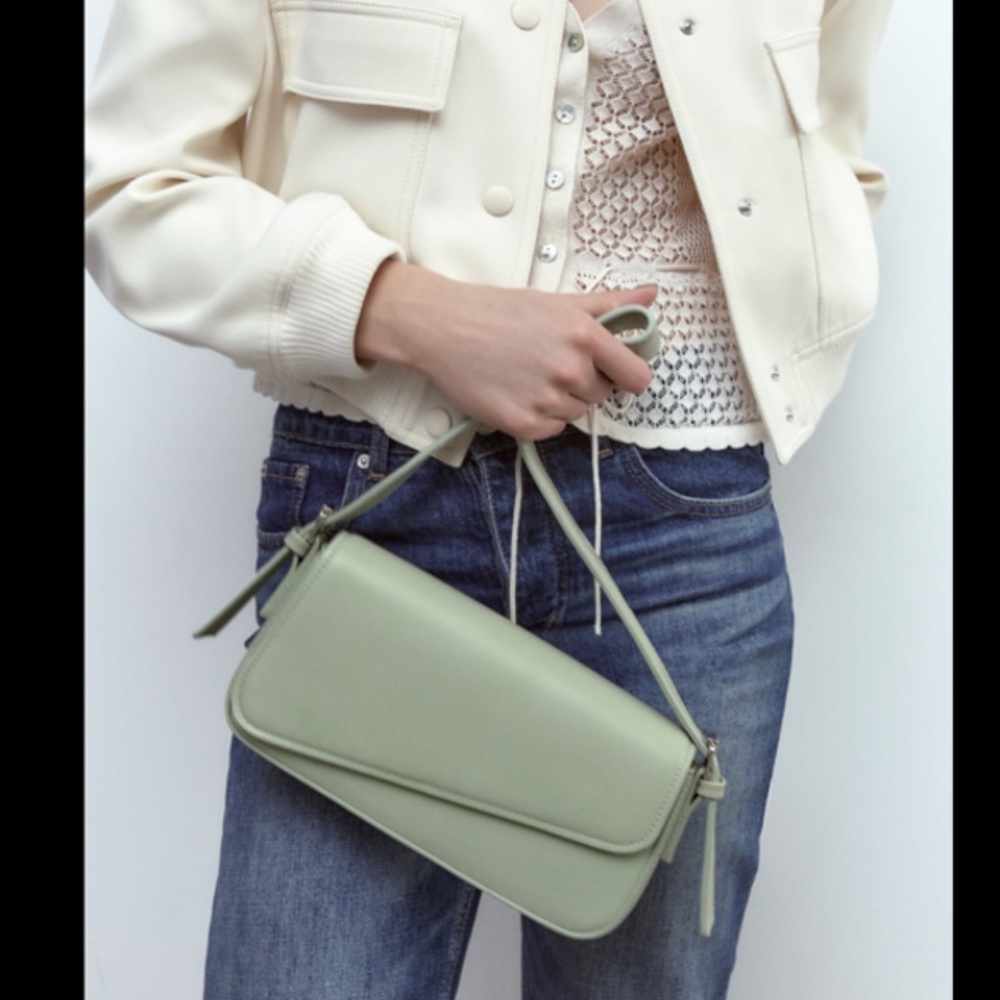 ๐ Stylish Geometric Flap Shoulder Bag - Picture 2 of 8